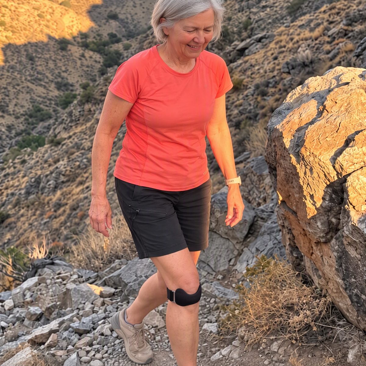 Knevo PatellaGrip – Patellasehnenband mit Silikonpolster