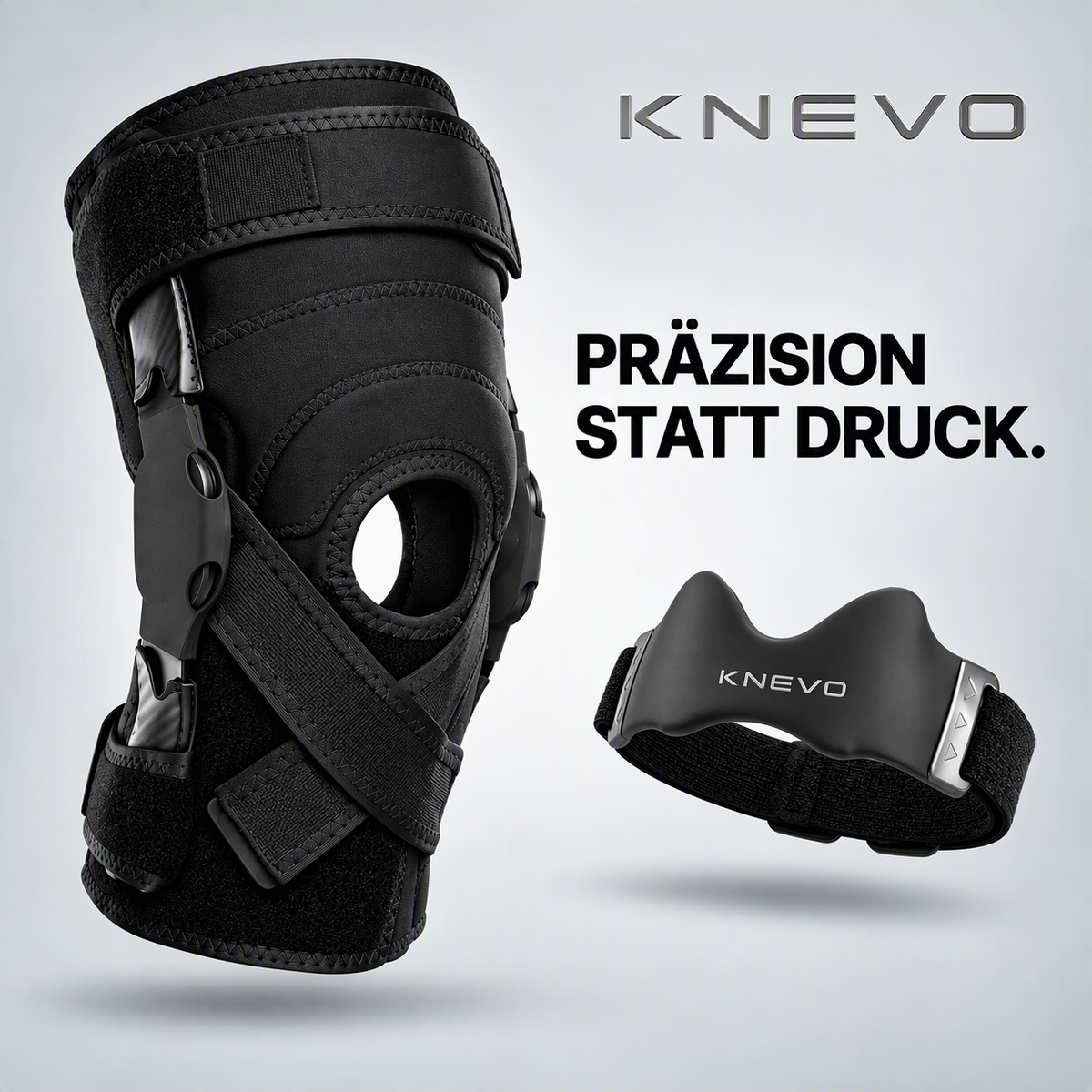 Keine Kniebandage. Ein gezielter Punkt.